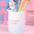 Cartoon New Resin Crafts Pencil Vase Decoration Student Cultural and Creative Stationery Gifts Penholder New Year Gift Prizes