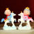 Creative Cute King Queen Prince Princess Decoration Cute Horse Riding Couple Cake Baking Decorations