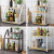 Kitchen Spice Rack Economical Household Countertop Small Multi-Layer Multi-Functional Space Saving Storage Shelves