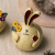 New Little Garlic Rabbit Holiday Gift Resin Pastoral Doll Factory Supply Home Ornament Resin Crafts