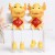 Creative Cute Safe Lucky Cow Toy Hanging Feet Resin Craft Home Decorations Year of the Ox Zodiac Gift Wholesale