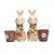 Cartoon Cute Pastoral Rabbit Pen Holder Can Be Piggy Bank Decoration Student Birthday Gift New Year Gift Christmas Gift