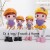 Lavender Happy Family Resin Craft Ornament Cartoon Partition TV Cabinet Bedroom Wine Cabinet Decorations