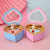 Peach Heart Creative Rotational Dancing Girl Music Box Cute Eight-Tone Jewelry Box Valentine's Day Girls Birthday Gifts