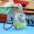 Cute Guitar Sequined Plum Keychain Bag Car Key Chain Hanging Shop Tourist Area Gift Wholesale