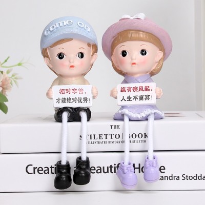 Creative Student Inspirational Quotations Bedroom Study Decoration Cute Boy Girl Doll Classmate Friends Birthday Present