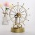 Full Metal Frame Golden Ferris Wheel Wiggler Office Desktop Perpetual Motion Instrument Celestial Instrument Non-Magnetic Wiggler