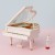 Creative Rotational Dancing Girl Music Box Gift Piano Music Box Model Decoration Student Gift Wholesale