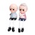 Accompany Old Creative Old Man Old Lady Resin Craft Ornament Hanging Feet Doll Couple Birthday and Holiday Gift