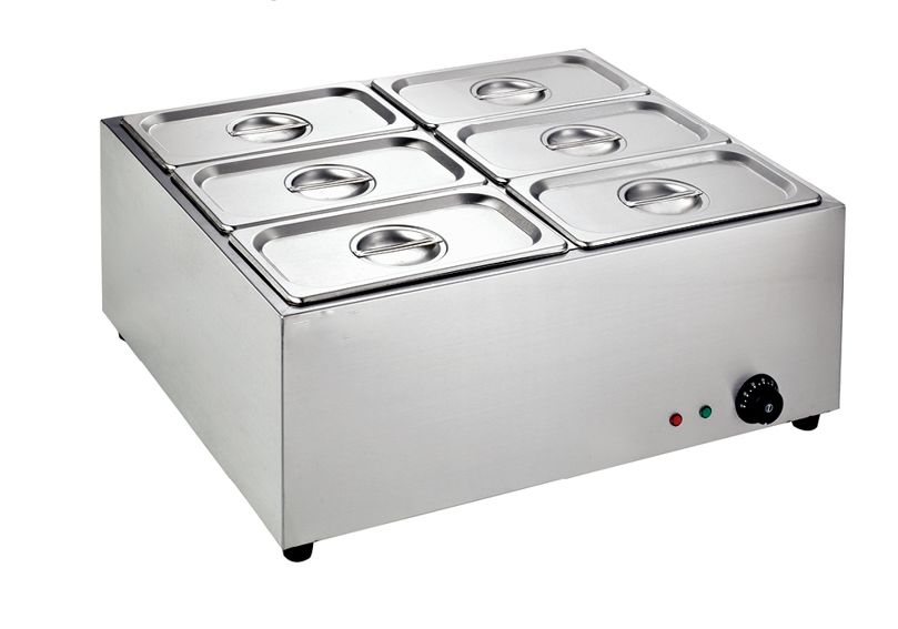 六盆电热汤池 深汤菜炉 暖汤炉 保温售饭台