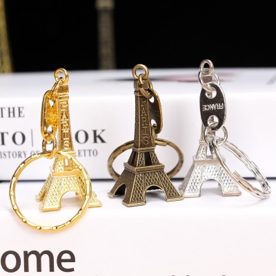 Zakka Vintage Paris Eiffel Tower Keychain Tower Pendant Key Ring Gift Gift Factory