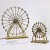 Nordic Iron Ferris Wheel Ornaments Creative Living Room Office Desk Surface Panel Interior TV Wine Cabinet Decorations Small Ornament