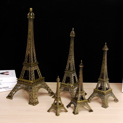 Paris Eiffel Tower Decoration Model Creative Birthday Gift Home Living Room Small Crafts Wine Cabinet Decorations