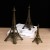 Paris Eiffel Tower Decoration Model Creative Birthday Gift Home Living Room Small Crafts Wine Cabinet Decorations