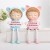 Creative Cartoon Boy Girl Resin Hanging Feet Doll Ornaments Hug Word Plate Living Room Room TV Cabinet Decoration