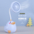 2022 New Factory Direct Sales Cute Duck Pen Holder Fan USB Charging Multifunctional Cartoon Fan