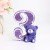 1314 Purple Bear Resin Craft Ornament Living Room Entrance Bedroom Decorations Decoration Valentine's Day Gift