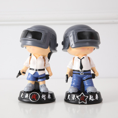 Creative Soldier Boy Girl Anime Game Doll Decoration Resin Classmates Boyfriend Birthday and Holiday Gift