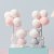 Creative Cute Balloon Rabbits and Bears Cake Baking Decorations Decoration Girl Heart Resin Crafts Girlfriend Gifts