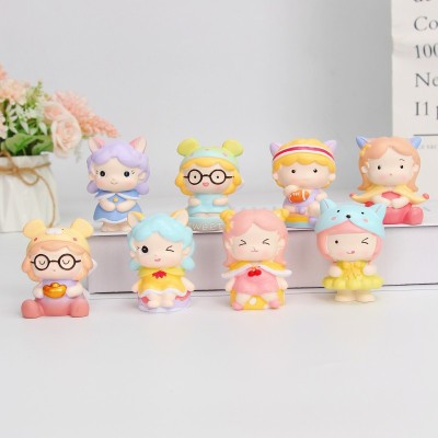 Cute Little Chuchu Cartoon Blind Box Doll Resin Mini Doll Gift Wholesale