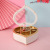 Large Peach Heart Jewelry Music Box Girl Heart Cute Girl Music Box Valentine's Day Girlfriends Birthday Gift