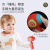 Baby's Rattle Toy Flash Hammer Shape 0-1-2 Years Old Baby Grabbing Light Swinging Drum Toy Cartoon Rocket Hammer