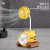 2022 New Factory Direct Sales Frog Submarine Colorful Night Lamp Fan USB Rechargeable Small Fan