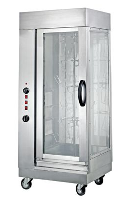 YXD-207立式旋转燃气烤鸡炉 烤鸭炉 烤禽箱 烤鱼烤肉炉