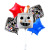 New Pioneer Cartoon Robot Balloon Children Birthday Arrangement Decoration Disco Mechanical Aluminum Film Balloon