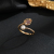 Classic Jewelry Light Luxury and Simplicity Style 18K Gold Plating Natural Freshwater Pearl Ring Bud Diamond White