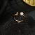 Classic Jewelry Light Luxury and Simplicity Style 18K Gold Plating Natural Freshwater Pearl Ring Horizontal Bar White
