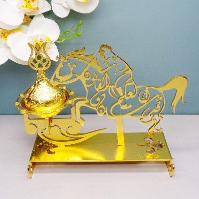 Middle East Style Factory Direct Sales Crafts Incense Burner Home Office Ornaments Incense Burner Fashion Creative Simple Incense Burner