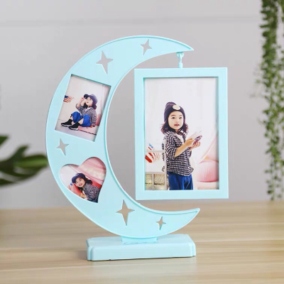 Haotao Photo Frame HT-LM7542 Star and Moon 3 Holes (4 Colors)