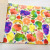 Fruit Pattern Children's Crawling Mat Household Four-Fold Waterproof Oil and Moisture Proof Kitchen Pad Pearl Cotton Color Film Climbing Pad