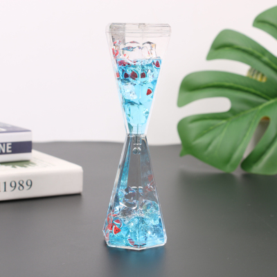 Multi-Color Novelty Marine Dolphin Oil Leakage Two-Color Oil Drops Acrylic Plastic Crafts Home Bedroom Student Gift