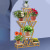 Creative Nordic Style Light Luxury Steel Wood Flower Stand Home Indoor Balcony Storage Organize the Shelves Flower Shop Jardiniere