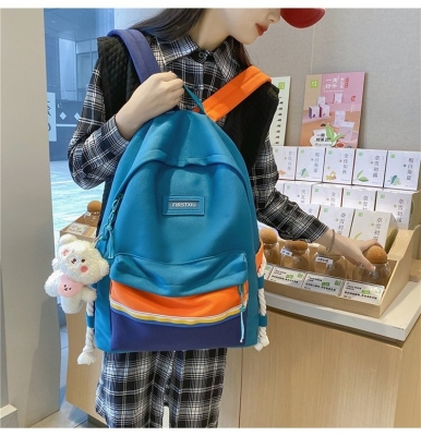 Backpack Computer Bag Travel Bag Schoolbag Fashion Fashion Korean Fashion Cool Travel Essential Factory Direct Sales