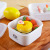 Refrigerator Storage Box Kitchen Sealed Crisper Lunch Box Bento Box Noodle Crisper Microwave Oven Food Bento Box
