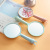 European Retro Handled Cosmetic Mirror Handheld Beauty Salon Beauty Small Mirror Portable Portable Cosmetic Mirror Factory Wholesale