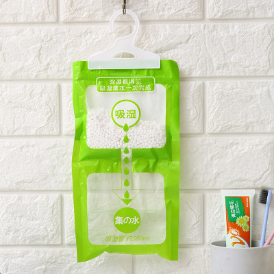 Hanging Wardrobe Desiccant Dehumidifier Bag Room Wardrobe Wardrobe Mildew-Proof Moisture-Proof Hanging Dehumidizer Wholesale