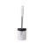 Stainless Steel Long Handle Brush with Base Toilet Brush Set Bathroom Punch-Free Wall-Mounted Wash Toilet Cleaning Brush