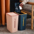 Plastic Trash Can Household Bathroom Kitchen Press Type Storage Bucket Wastebasket Classification Garbage Poke Factory Wholesale