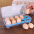 Kitchen 15 Grid Egg Storage Box Refrigerator Preservation Storage Box Portable Picnic Egg Storage Box Plastic Egg Box Egg Storage Box