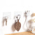 Transparent Adhesive Socket Hook Hanging Power Plug Paste Bracket Plastic Wall Strong Nail-Free Hook