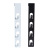 Creative Iron Door Hook Multi-Functional Hanger on the Door Coat Hook Storage Rack Seamless Punch-Free Hook