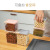 Square Multigrain Dried Fruit Kitchen Storage Plastic Transparent Storage Box Sealed Jar with Lid Food Storage Crisper