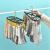 Square Multi-Functional Windproof Folding Drying Rack 12 Clip Socks Drying Hanger Color Drying Rack Factory Wholesale