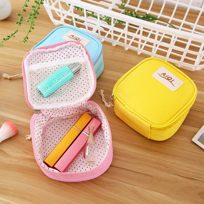 Creative Style Candy Color Girl Sanitary Napkin Tissue Storage Bag Coin Purse Cosmetic Bag Hand Carrying Travel Bag Wholesale