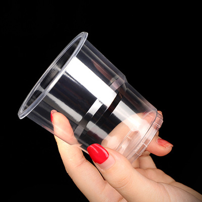 Disposable Plastic Cup Pp Transparent Drink Cup Office Supplies Plastic Cup Household Water Cup 50 PCs Wholesale