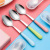 Baby Food Supplement Fruit Mud Scraper Portable 304 Stainless Steel Baby Mud Spoon Creative Children Fruit Puree Spoon